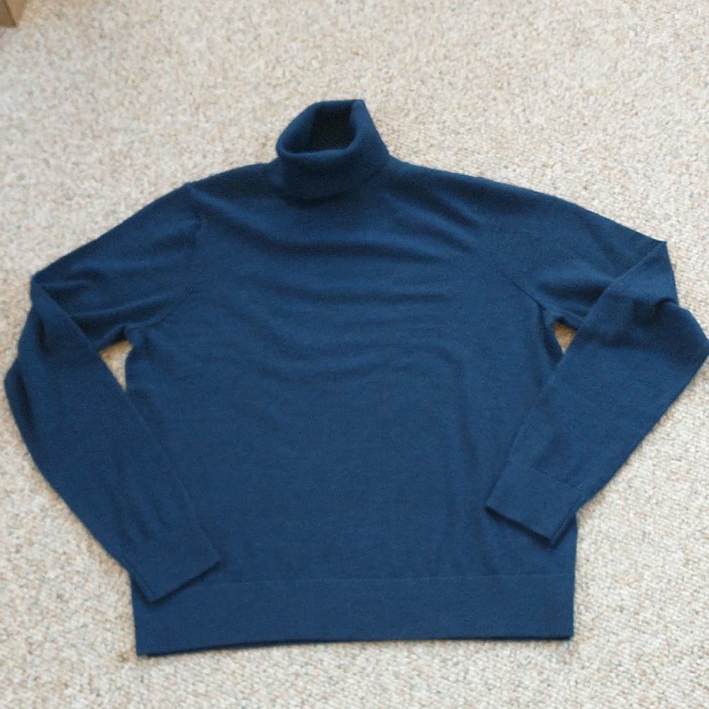 Pendleton  Deep Blue Turtleneck Sweater Women's Medium